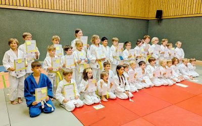 Judoka Gürtelprüfungen