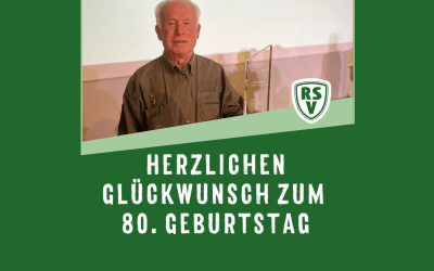 Wir gratulieren Wolfgang Dreier zum 80. Geburtstag!