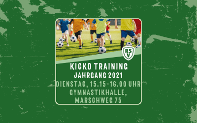 Trainingsstart der Kickos 2021